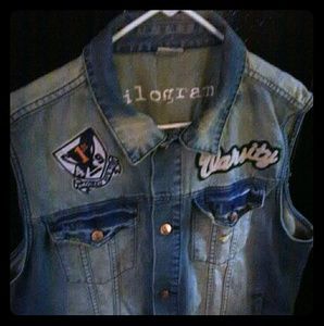 Kilogram Jean jacket vest